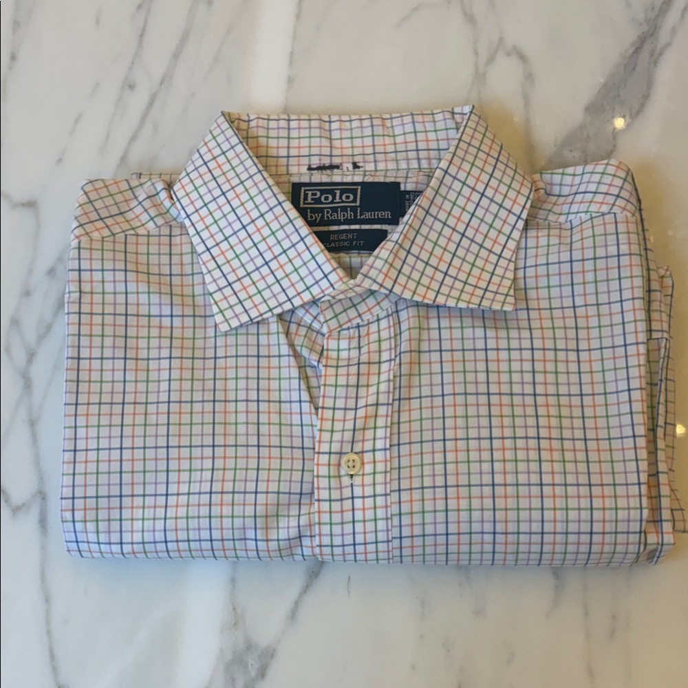 Polo by Ralph Lauren Men's Checkered Shirt - Blue, Red, Green